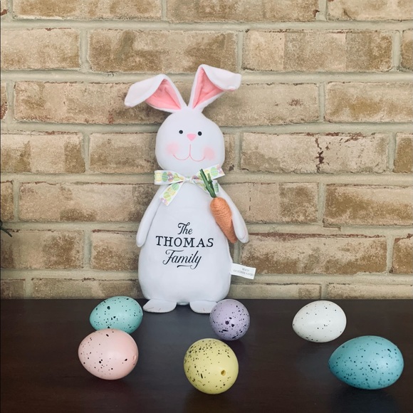 Personalized Easter bunny decoration - Picture 2 of 4